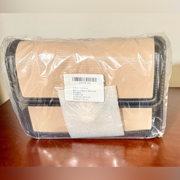 JULES KAE Mia Bag. BRAND NEW IN ORIGINAL PACKAGING. Blush lizard vegan leather. - Picture 7 of 10
